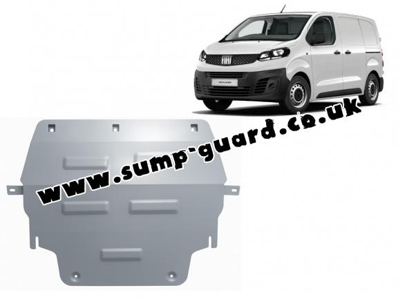 Aluminium  sump guard for Fiat Scudo