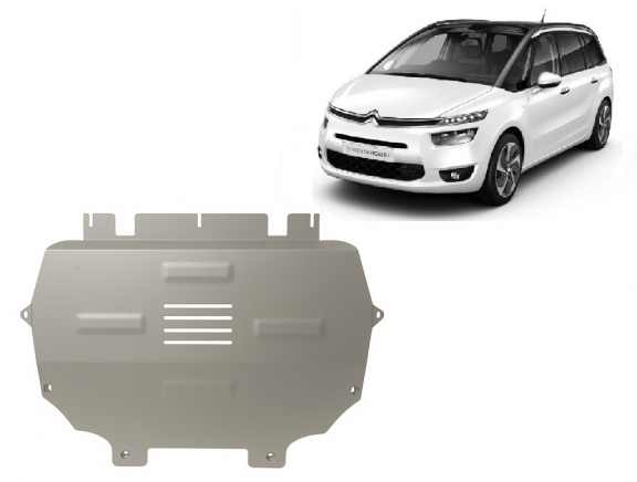 Aluminium  sump guard for Citroen Grand C4 Picasso