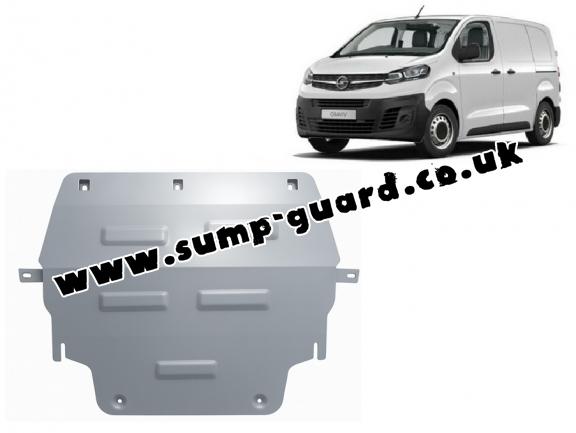Aluminium  sump guard for Vauxhall Vivaro