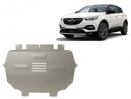 Aluminium sump guard for Vauxhall Grandland X