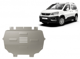 Aluminium  sump guard for Peugeot Rifter