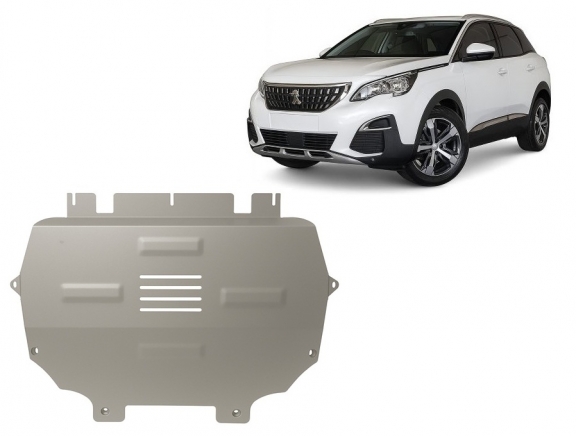 Aluminium  sump guard for Peugeot 3008