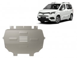 Aluminium  sump guard for Toyota Proace City Verso
