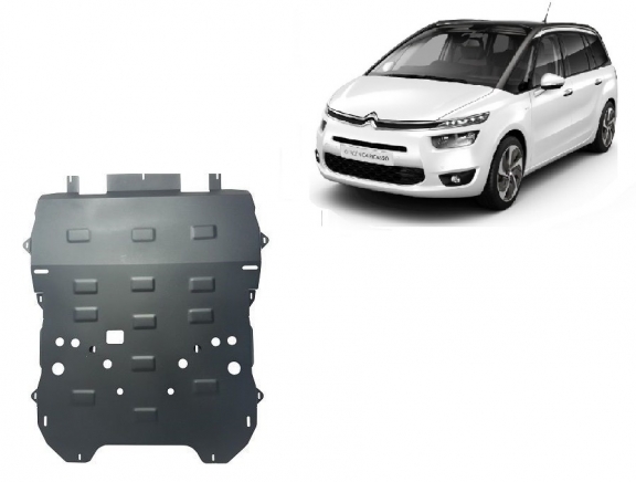 Steel sump guard for Citroen Grand C4 Picasso