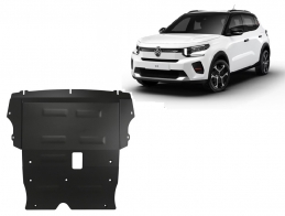 Steel sump guard for Citroen C3