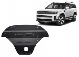 Steel sump guard for Hyundai Santa Fe