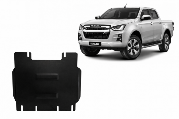 Steel sump guard for Isuzu D-Max