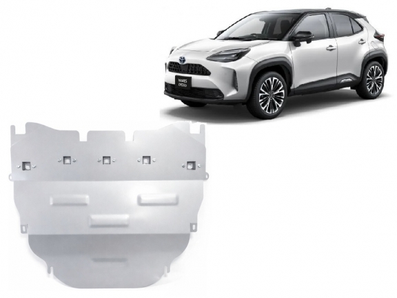 Aluminum sump guard for Toyota Yaris Cross
