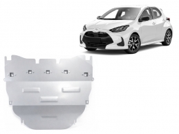 Aluminum sump guard for Toyota Yaris