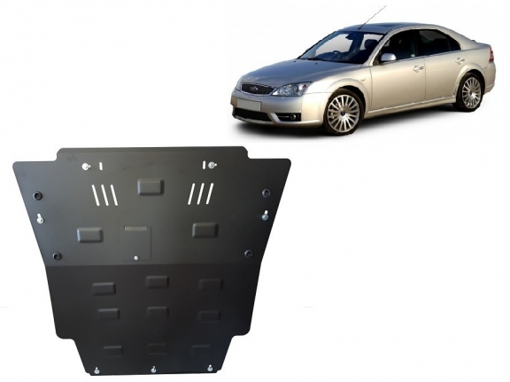 Steel sump guard for Ford Mondeo 3