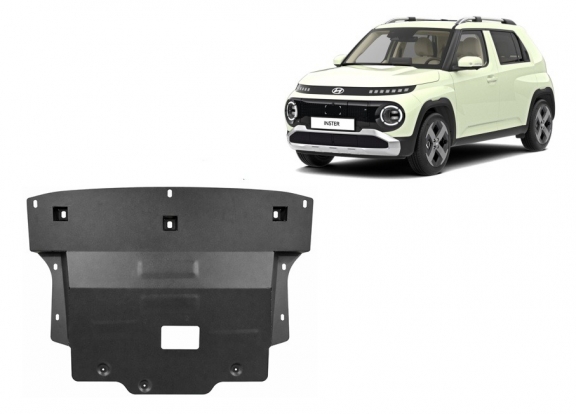 Steel sump guard for Hyundai Inster