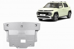Aluminum sump guard for Hyundai Inster