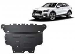 Steel sump guard for Audi Q2 -automatic gearbox
