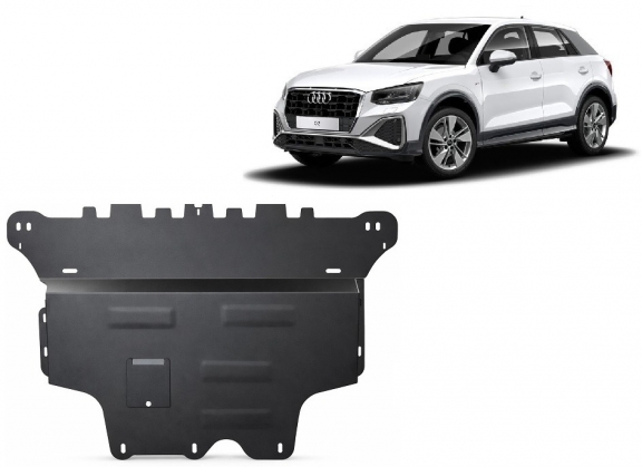Steel sump guard for Audi Q2 -automatic gearbox