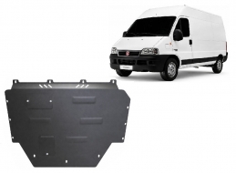 Steel sump guard for Fiat Ducato