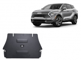 Steel catalytic converter guard/cat lock for Kia sportage