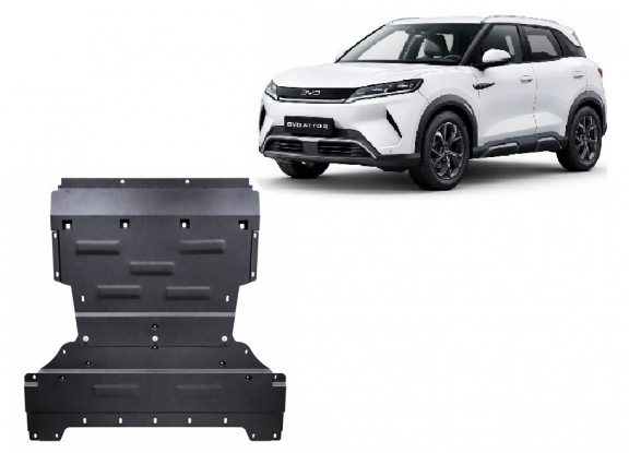 Steel sump guard for BYD Atto 2