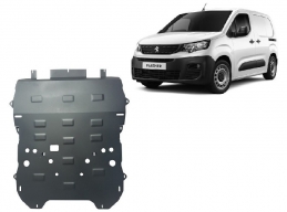 Steel sump guard for Peugeot Partner
