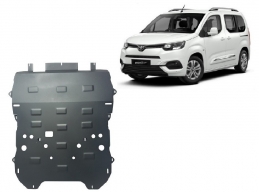 Steel sump guard for Toyota Proace