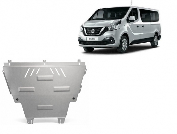 Aluminium  sump guard for Nissan NV300