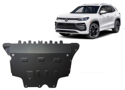 Steel sump guard for VW Tiguan