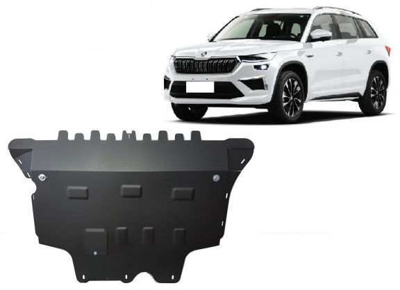 Steel sump guard for Skoda Kodiaq