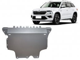 Aluminum sump guard for Skoda Kodiaq