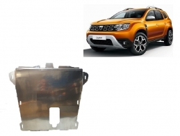 Aluminum sump guard for Dacia Duster