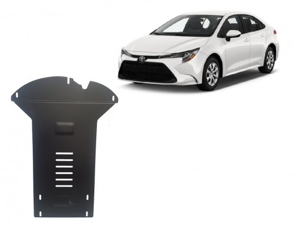 Steel catalytic converter guard/cat lock for Toyota Corolla