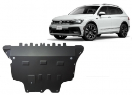 Steel sump guard for VW Tiguan