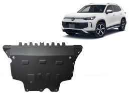 Steel sump guard for VW Tiguan