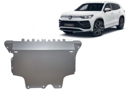 Aluminum sump guard for VW Tayron