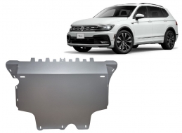 Aluminum sump guard for VW Tiguan