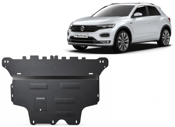 Steel sump guard for Volkswagen T-Roc - automatic gearbox