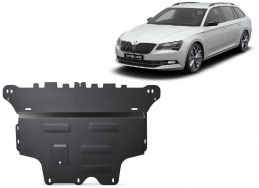 Steel sump guard for Skoda Superb - automatic gearbox