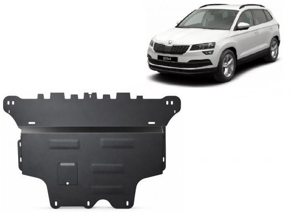 Steel sump guard for Skoda Karoq - automatic gearbox