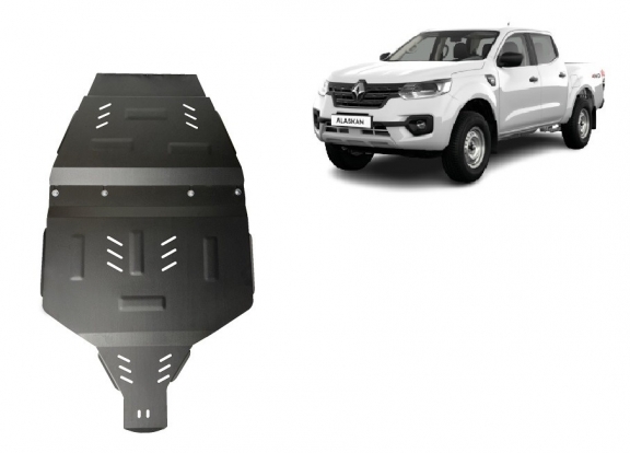 Steel gearbox guard for Renault Alaskan