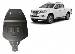 Steel gearbox guard for Nissan Navara NP300 - D23
