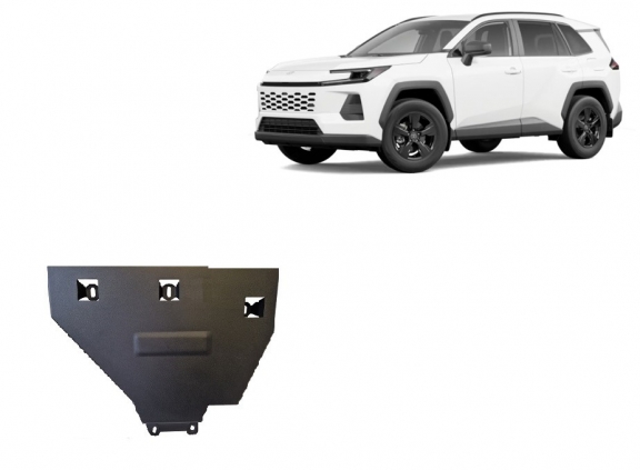 Steel differential guard for Toyota RAV 4 Hybrid