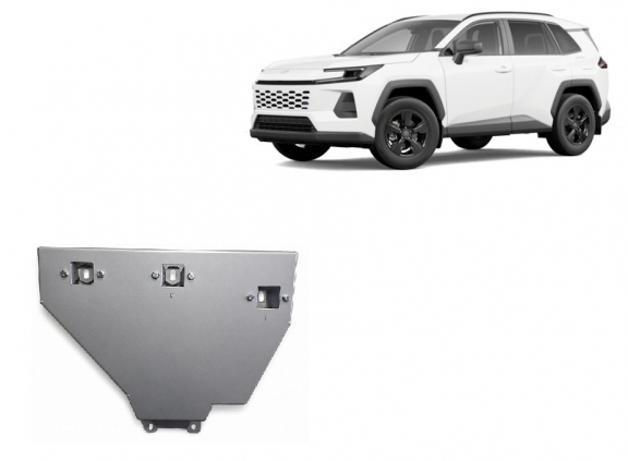 Aluminum diferential guard for Toyota Rav4