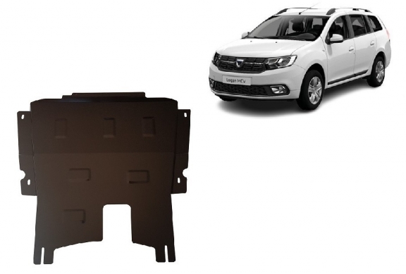 Steel sump guard for Dacia Logan MCV