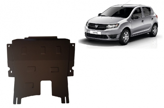 Steel sump guard for Dacia Sandero 2