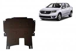 Steel sump guard for Dacia Logan 2