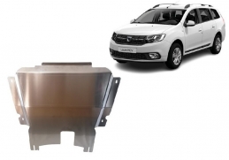 Aluminum sump guard for DACIA LOGAN MCV