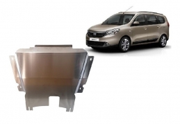 Aluminum sump guard for DACIA LODGY
