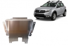 Aluminum sump guard for Dacia SanderoStepway