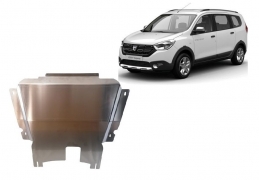 Aluminum sump guard for Dacia Lodgy Stepway
