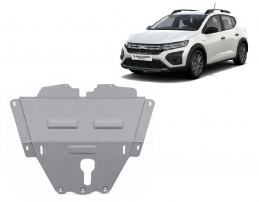 Aluminum sump guard for Dacia Sandero Stepway