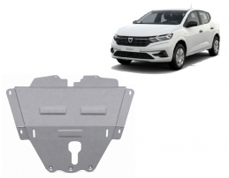 Aluminum sump guard for Dacia Sandero