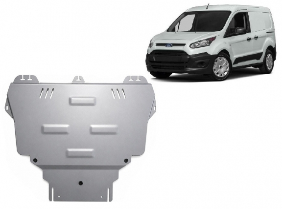 Aluminium  sump guard for Ford Transit Connect